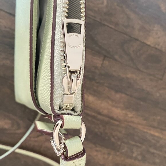 Coach Kitt Messenger Crossbody, Light Green/Silver - Picture 5 of 9